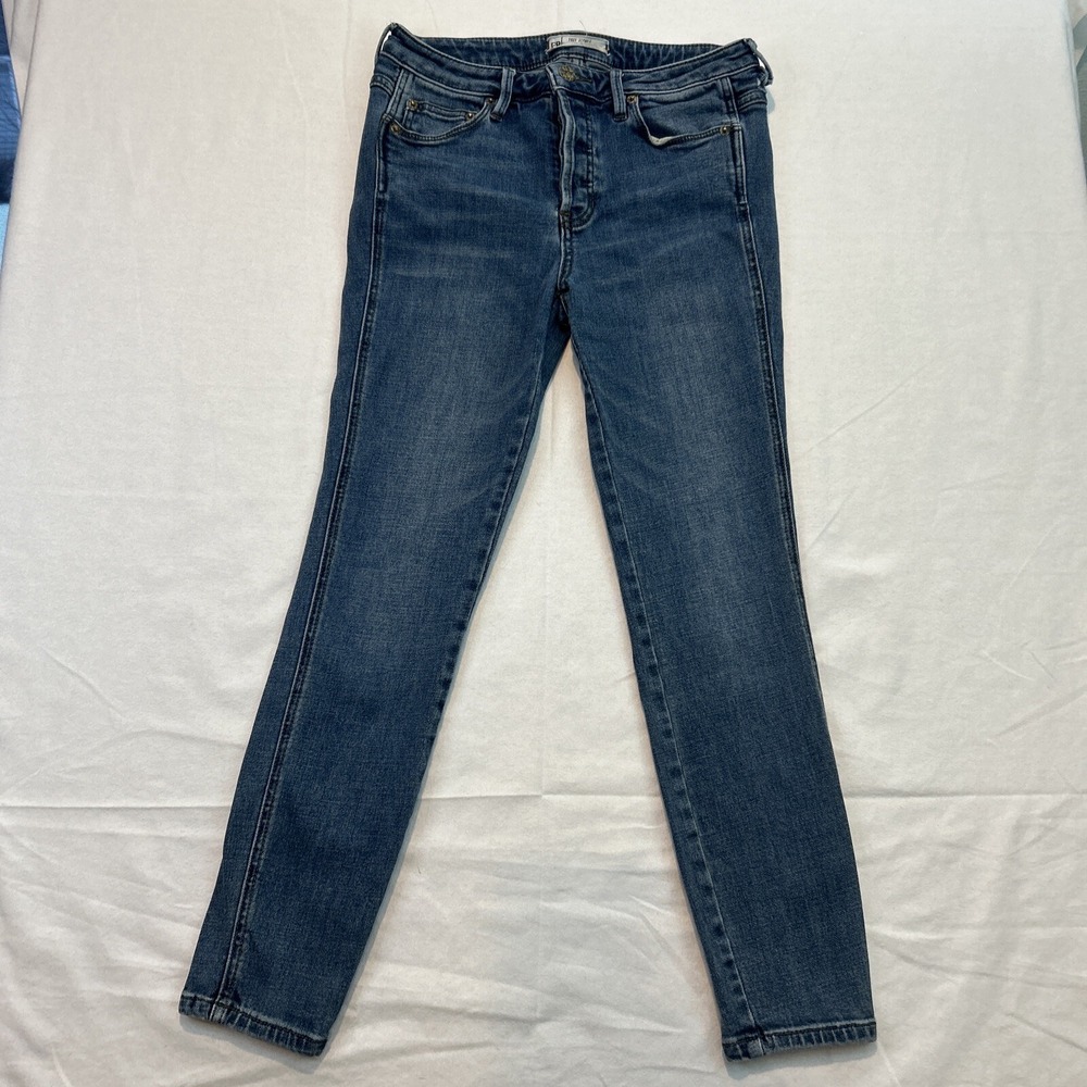 Free People Womens Skinny Jeans Blue Medium Wash Size 27 61855-16515125